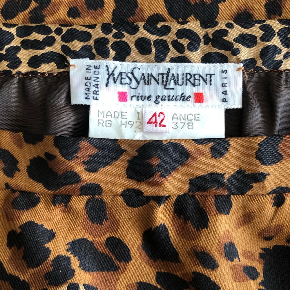 SOLD Vintage Yves Saint Laurent Rive Gauche Skirt - Picture 4 of 6